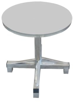 predolo Spritzlackier-Drehständer drehbar Lackierdrehteller stabil Drehteller aus Edelstahl für Lackierer, Werkstatt, Runde Tischplatte Durchmesser 40cm Höhe 40cm
