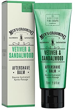 Scottish Fine Soaps Vetiver & Sandalwood Aftershave Balm (75ml)