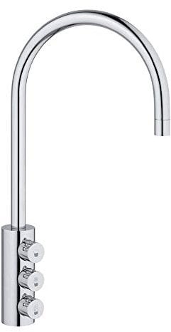 3-Wege-Sodaarmatur GM 6180M.390 Chrom für Wasser Sprudler SPRUDELUX® Sprudelgeräte Soda-Armatur Küchenarmatur, Dreiwege Wasserhahn, Sprudel, Sprudelwasser