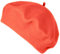 Van Der Rich ® - Französische Klassische Baskenmütze Barett - Damen (Orange, One Size)