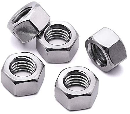 TERF® Dado esagonale M8 M8 (8 mm) in acciaio inox A4 (316) Marine Grade Hex Hex - Confezione da 20