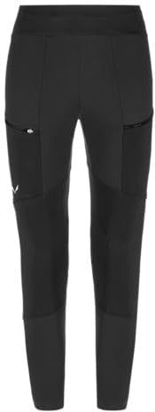 Salewa Damen Puez Dry Responsive Cargo Tights Women APPAREL, Black Out, M EU