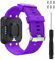 ACTECH Armband Kompatibel mit Garmin Forerunner 35/Garmin Forerunner 30/Garmin Forerunner 35J/Garmin ForeAthlete 35J, Silikon Strap Ersatzbänder Ersatz (Lila)