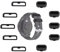 MTHGH 22 mm Cinturino per Garmin Fenix 7/6/5 Forerunner 965/955/945/935 Smartwatch Anelli di Fissaggio [5 pz] + 5 pz Tappo Antipolvere, Sostituzione Anelli di Fissaggio titolari connettore Loop