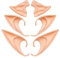 Aomig Elfenohren, 3 Paar Fairy Pixie Elf Ohren für Kinder und Erwachsene, Party Elfen Ohren Cosplay Zubehör for Halloween Karneval Partydekorationen