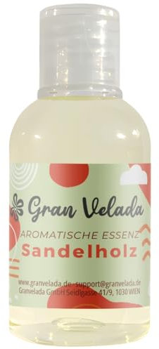 Duftessenz aus Sandelholz, ideal für Lufterfrischer zu Hause und für handwerkliche Kosmetik, weicher und holziger Duft, Verwendung in Parfums, Kerzen und mehr, 30 % Konzentration, 1000 ml