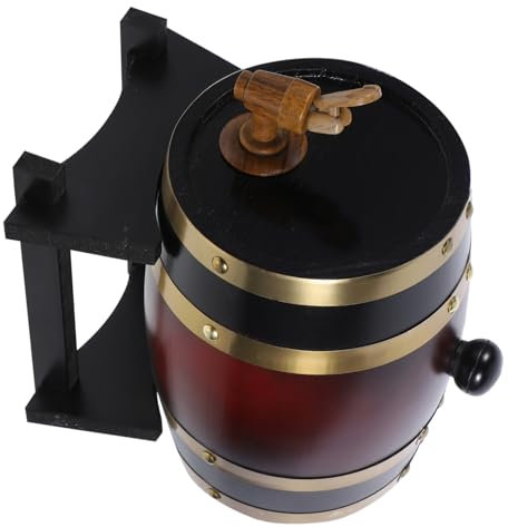 SHOWERORO Holzfass Für Rotwein Lagerung Und Alterung Als Wein-Dispenser Für Bar Und Restaurant Für Bier Geeignet