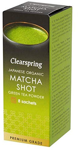 Clearspring Coup Supercarburant Matcha Japonais Organique Poudre De Thé Vert 8 X 1 G