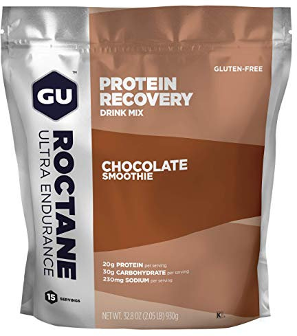GU Roctane Protein Recovery Drink Mix Chocolate Smoothie
