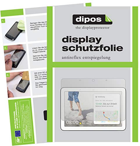 dipos I 2X Protection ecrán Mat Compatible avec Google Nest Hub Films de Protection d'écran