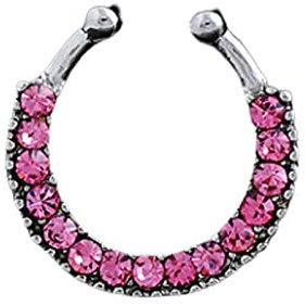 KnSam Nasenring Für Körper Piercing Schmuck U Form Kubikzircon Nasenpiercing Nasenstecker Ohne Piercing