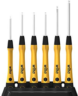 Wiha Feinschraubendreher Set PicoFinish® ESD TORX® 6-tlg. mit Halter, 43708