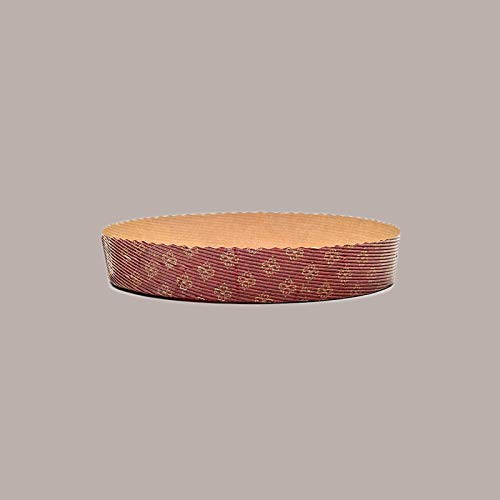 Lucgel Stampo Forma Cottura in Carta Forno Usa e Getta Monoporzione per Tortina Dm10H3 cm - 20 pezzi -