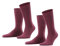 ESPRIT Herren Socken Basic Uni Multipack M So Baumwolle einfarbig 2 Paar, Rot Shadow Red 8138, 39-42