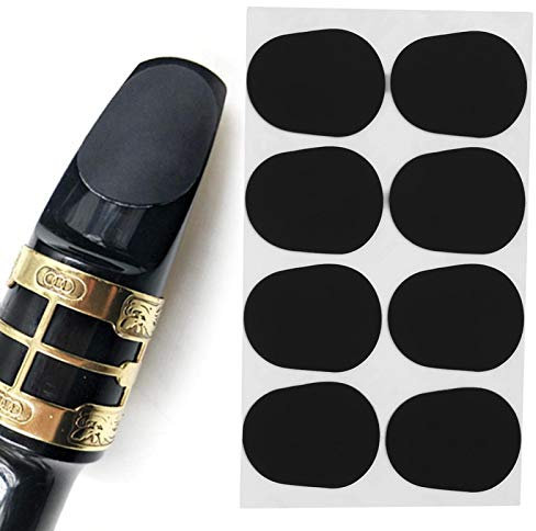 Baritonsaxophon-Mundstückkissen, 8 Stück Baritonsaxophon-Mundstückkissen, für Instrumentenliebhaber Saxophon(0.8MM)