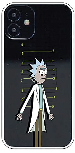 Personalaizer Custodia originale compatibile con iPhone 12 Mini con un motivo Rick e Morty Rick