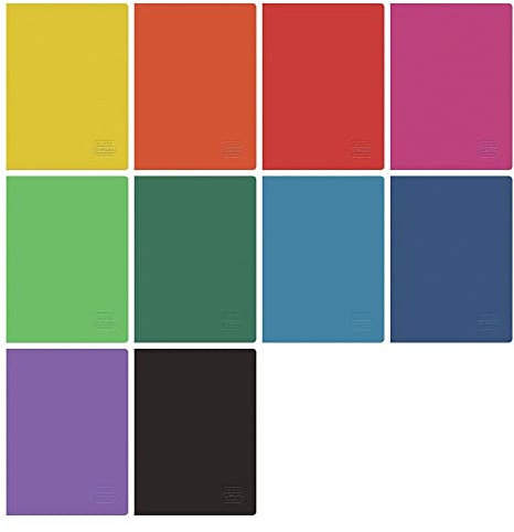 Herlitz Schulheft A5 glatt 60 Artikelblatt | Softcover | Brulion Notizblock Skizzenbuch | Zum Schreiben der Kalligraphie Schule Studium Arbeit Schüler | Rainbow Classic Collection
