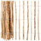 VOSS.garden 3X 5m Staketenzaun 120cm, Gartenzaun aus Haselnuss Rollzaun Teichzaun
