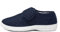 Hobos Broderick Mens Navy Easy Fasten Canvas - Size 8 UK - Blue