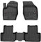 OMAC Gummi Fußmatten kompatibel mit Volvo XC90 2002-2014 Premium TPE Automatten Schwarz 3X