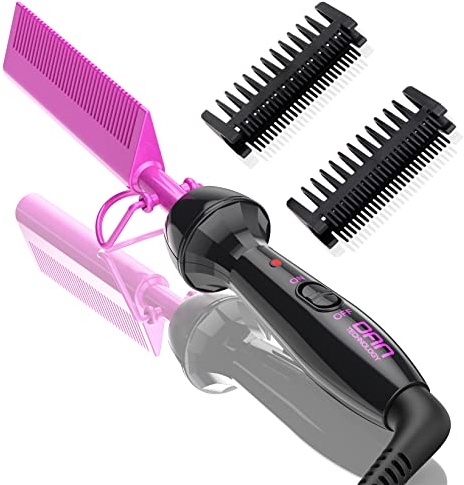 DAN Technology Mini Hot Comb Rose Red