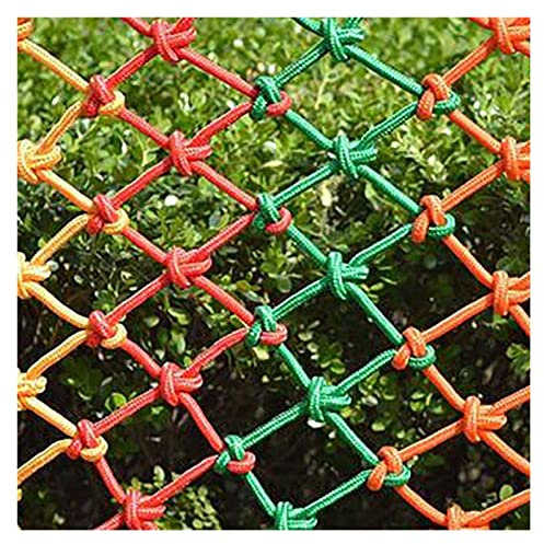 ZHZHXR Balkon Anti-Fall-Netz,Sicherheitsnetz für Kinder Dekoratives Nylon-Seilnetz Außengeländer-Sicherheitsnetz Hochbett for Kinder, Balkon, Anti-Fall-Netz (Color : 5cm mesh, Size : 6.56x16.4ft)