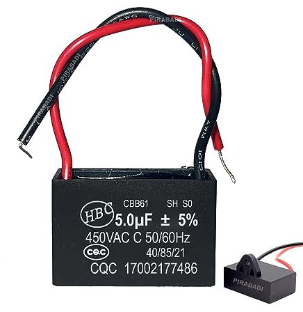 CONDENSATEUR CBB61 5uf 5µF 5 µF uF 450V DÉMARRAGE MOTEUR [786]