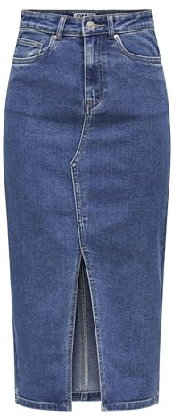 ONLY Kvinnlig jeanskjol ONLSIRI denim midikjol | Denim kjol