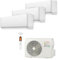 HANTECH Multisplit Klimaanlage Wandgerät 3 x 2,6 kW 9000 BTU Hpro + Wifi
