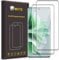 WFTE [Lot de 2 Verre Trempé pour OPPO Reno 11 Pro, 3D Couverture Complète Film de Protection d'écran avec haute transparence à 99%, Anti-trace Protecteur avec Dureté 9H Glass(Noir)