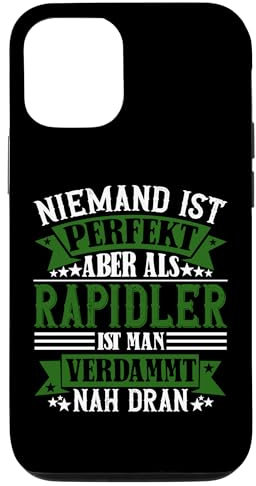Hülle für iPhone 12/12 Pro Rapidler | niemand ist perfekt | Stadt Wien