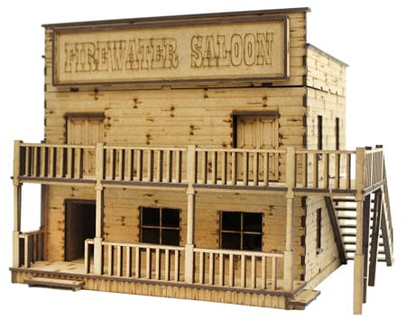 War World Gaming WWGaming | Wildwest Saloon Gebäude | WGSH-004 – Modellbau Tabletop Gelände