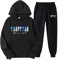 Generisch Trapstar Jogginganzug Herren Hose Tgj Anzug 4Tune Zip Hoodie Windbreaker Hoodie Set Trapstar Jacke Anzug Nofs Cap Y2K Tracksuit(C24,M)