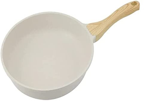 Wok-Pfanne, Maifan-Stein-Bratpfanne, antihaftbeschichtet, Frühstückstopf, Induktionsherd, Gasherd, gebratenes Steak, Pfannkuchen, antihaftbeschichtete Bratpfanne, Topfdeckel (Farbe: Grauer Wolf,
