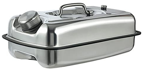 Bidón de Acero Inoxidable 304 para Gasolina o Diesel Plata 5/10 Litros (5L)