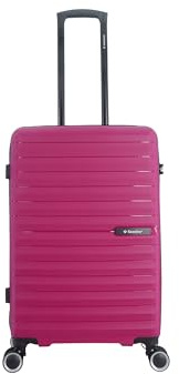 SAXOLINE Reisekoffer – Größe M – Kollektion Fiesta – Maße: 65,5 x 42 x 26 cm – Fassungsvermögen: 72 l – Gewicht: 3,4 kg, fuchsia, Modisch