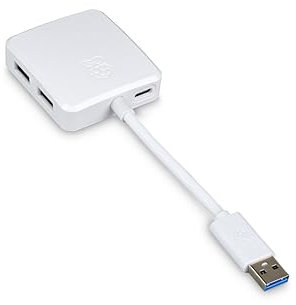 Hub USB 3.0 Raspberry Pi® SC1636 4 Ports Blanc
