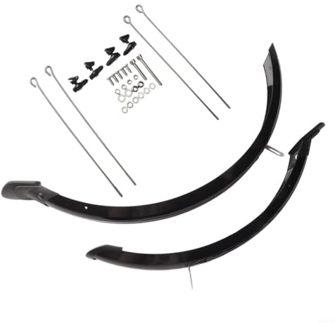 Schutzblech-Paar für 16-Zoll-Klappfahrräder, zuverlässige Front- und Heckschilde gegen nasses Wetter (40,6 cm V-Bremse)