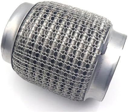 MALTAY Auto Auspuffrohr Einlass 65 Mm/75 Mm Auto-Auspuffrohr, Auspuff-Flexrohre, Rohr-Flex-Kupplung Mit Verriegelung, Superflexibler Mesh-Faltenbalg Abgasrohr(75MM-200MM)