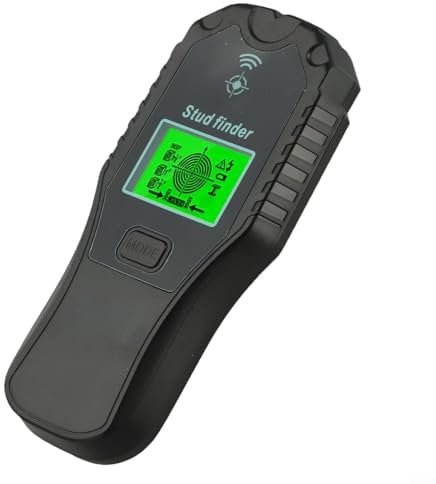 Gettimore Wanddetektor, Multifunktionsscanner für Metall, Holz, Drähte, PVC-Rohre, Tiefenerkennung, 1–80 mm Tiefenbereich, tragbares Handwerkzeug (schwarz)