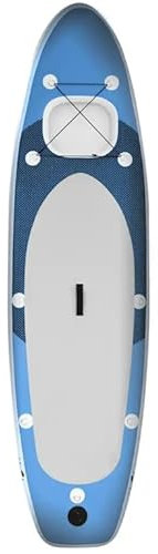 Board-Set Aufblasbar Marineblau 330x76x10 cm: Schwimmbrett tragbar, Schwimmboard mit Halteleine, Rutschfestes Surfbrett