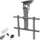 Soporte de TV motorizado, soporte oculto de techo para TV de 32 a 65 pulgadas, soporte plegable de 0 a 85°, doble control