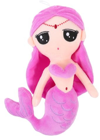 Supvox Mermaid Plüschpuppe Niedliches Meerjungfrau für für Geburtstage Dekoration Leicht und Kuschelig Umarmen
