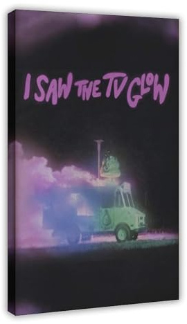 I Saw The TV Glow 2024 Movie Poster (3) Canvas Poster Wall Art Decor Print Picture Paintings for Living Room Bedroom Decoration 12x18inch(30x45cm)