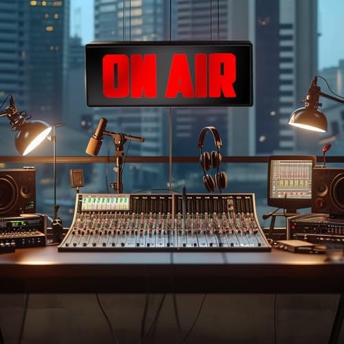 ON AIR LED Sign Light Many Lighting Modes Wireless Remote Control Switch for Recording Studio Decoration Youtube Streamers Live Streaming of Gamers