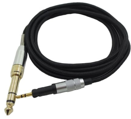 Flexibles ATH M50x Kabel 3,5 mm Nylonkabel für ATH M50X M40X M70x Kopfhörer
