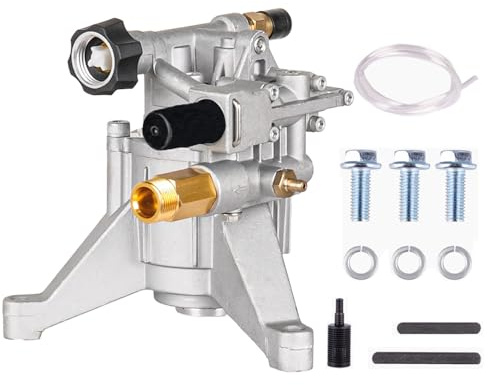 7/8 Shaft Vertical High Pressure Washer Water Pump, 3400PSI 2.5GPM,Axial Pump,Car wash Pump Gas Power Washer for Driveway,High Pressure Cleaning Machine Accessories, Adaptation Simpson,Honda,Ryobi