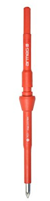 Armeg SDICBPZ0 PZ0 VDE Interchangeable Screwdriver Switch-Blade - Red/Black