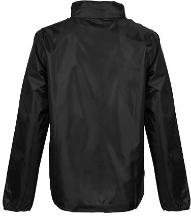 Veste Coupe-Vent Teamwear Junior, Coupe-Vent/Veste Pluie Mixte, Noir, 10/11 Ans