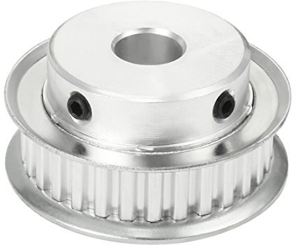 sourcing map Aluminium XL 30 Zähne 12mm Bohrung Zahnriemenscheibe Synchronscheibe Rad DE de